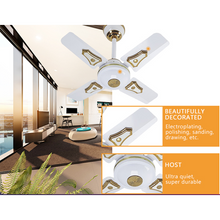 Load image into Gallery viewer, Compact 24 Inch Ceiling Fan - White
