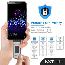 Load image into Gallery viewer, NXTech 64GB 4-in-1 OTG Multifunction USB Flash Drive Type-C/iPhone/Micro
