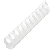 Load image into Gallery viewer, GBC: 10mm 21 Loop PVC Binding Combs - White (100 Pack)
