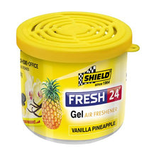 Load image into Gallery viewer, Shield- Fresh 24 Gel Air Freshener 80 G - Vanilla Pineapple - 12 Pack
