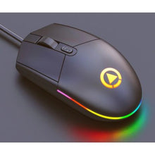 Load image into Gallery viewer, OQ - 7 Colour LED Office Mouse - Black
