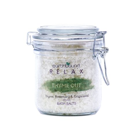 Earthbound Relax Bath Salts Thyme Out 300g Buy Online in Zimbabwe thedailysale.shop