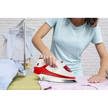 Load image into Gallery viewer, 2000W Steam Iron - Vertical, Self Cleaning &amp; Teflon Soleplate - Red/White
