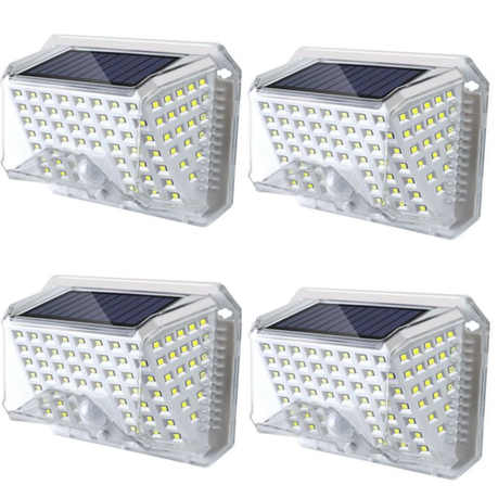 IP65 Waterproof Luminescent COB Solar Motion Sensor LED Wall Light- 4 Pack Buy Online in Zimbabwe thedailysale.shop