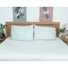 Load image into Gallery viewer, 5 Piece Classic Quilted Bed Spread Set - 240cm x 210cm - White Quilt
