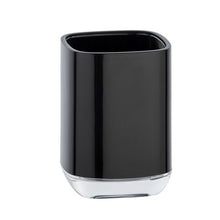 Load image into Gallery viewer, Wenko - Toothbrush Tumbler - Mason - Black &amp; Transparent
