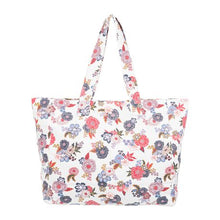 Load image into Gallery viewer, Roxy Womens Anti Bad Vibes 24L Tote Bag - Bright White Magic Flowers
