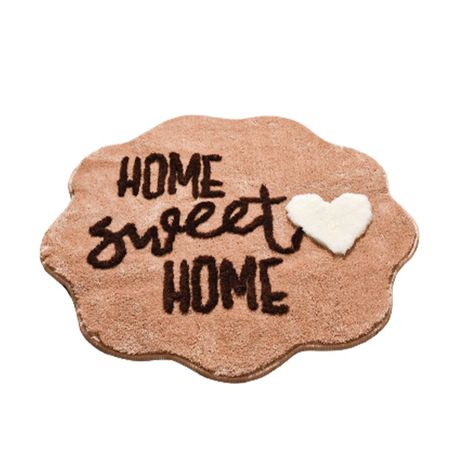 Non-Slip 'HOME SWEET HOME' Design Bathroom Mat