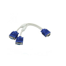 Load image into Gallery viewer, VGA Male To 2 VGA Female Converter(15 Pin Cable)
