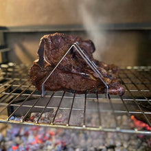 Load image into Gallery viewer, Tau T-Bone Braai Rack - 4 Slot
