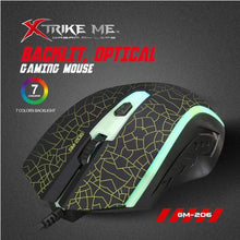 Load image into Gallery viewer, Pro Gamer XTRIKE GM-206 BK Wired Gaming mouse
