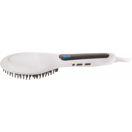 Sunbeam White Hair Straightening Brush. 55W with LCD display. Buy Online in Zimbabwe thedailysale.shop