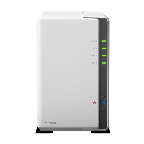 Synology DS220j 2 Bay Tower NAS, Barebone