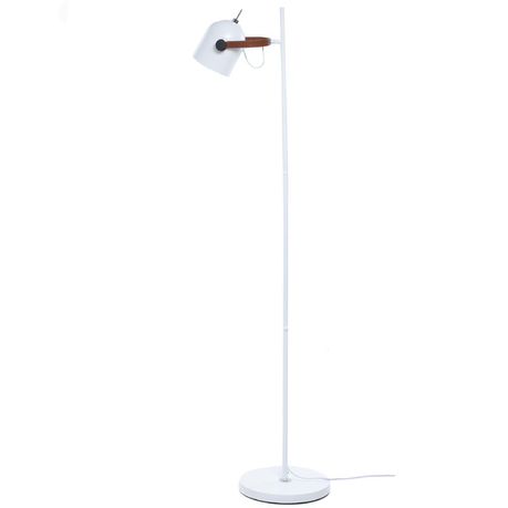 George & Mason - Leather Bound White Floor Lamp Buy Online in Zimbabwe thedailysale.shop