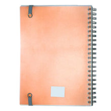 Load image into Gallery viewer, A4 Wiro Diary Pastel Peach 2022
