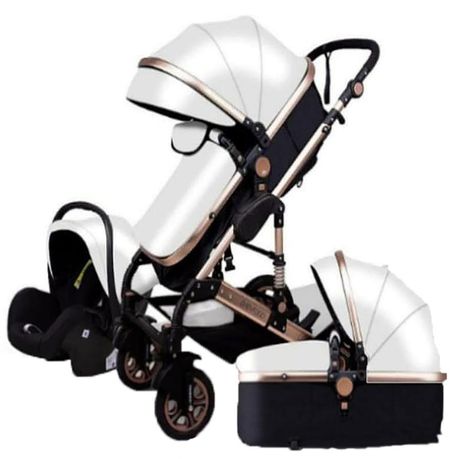 Belecoo Luxury Travel System - PU White