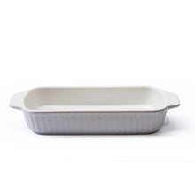 Load image into Gallery viewer, Fine Living Rectangular Ceramic Dish - White
