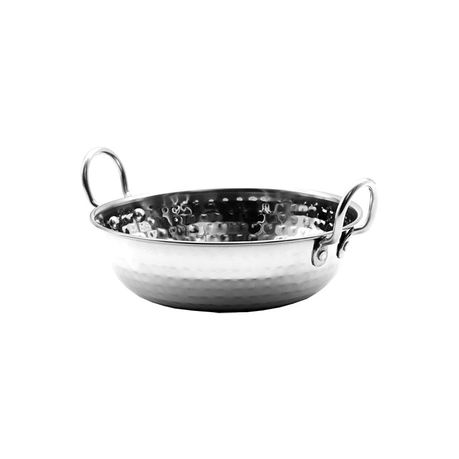 Regent Cookware Karahi Pan Hammered S/Steel 800Ml (155Mm:Dx55mm) Buy Online in Zimbabwe thedailysale.shop