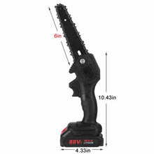 Load image into Gallery viewer, 4 Inch 1200W Wireless Electric Chain Saw
