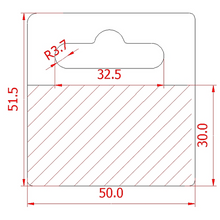 Load image into Gallery viewer, Euro Large Hangtab 50X50mm
