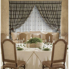 Load image into Gallery viewer, Curtain Set - 5m Hotel Square + 1801 Linen Embroidered Voile
