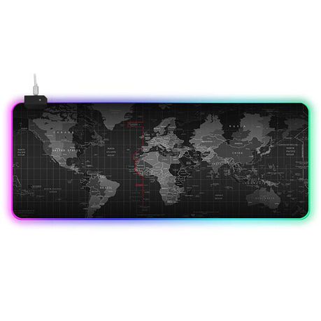 LED World Wide Map Full Desk Coverage Gaming and Office Mouse Pad Buy Online in Zimbabwe thedailysale.shop