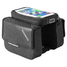 Load image into Gallery viewer, Rockbros Bicycle Top Tube Pannier Bag with Touch Screen Phone Case
