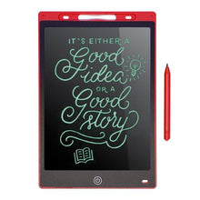 Load image into Gallery viewer, 12” LCD Writing Tablet - Force Touch Screen with Magic Pen - Red
