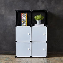 Load image into Gallery viewer, Gretmol 6 Cube Stackable Storage - Black
