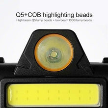 Load image into Gallery viewer, LED Headlamp Magnetic USB Rechargeable COB Headlight
