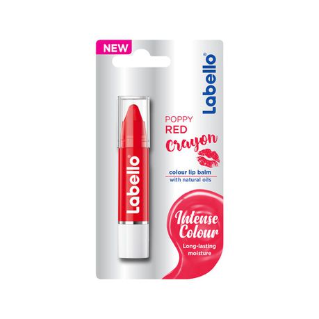 LABELLO Crayon Lipstick - Poppy Red (Lip Care / Lip Balm) - 3g Buy Online in Zimbabwe thedailysale.shop