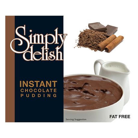 Simply Delish - Instant Pudding - Chocolate - 6 pack