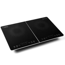 Load image into Gallery viewer, Capri 3500 Watt, Ultra Slim Two Plate Induction Cooker
