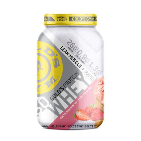 Gold'S Gym Iso-Whey Wpi-D 980G- Strawberry Buy Online in Zimbabwe thedailysale.shop