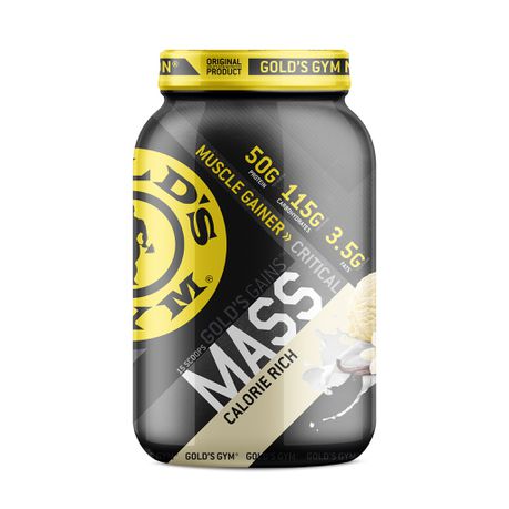 Gold'S Gym Critical Mass Gainer 1Kg- Vanilla