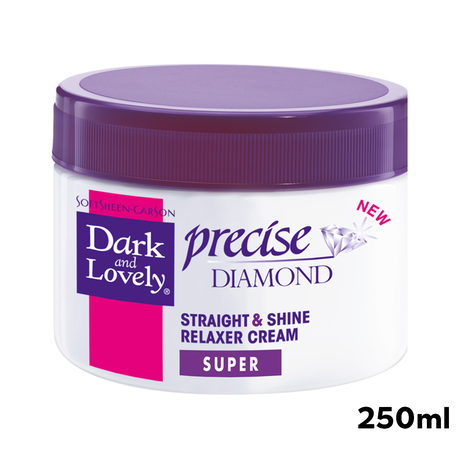 Dark and Lovely Precise Diamond Straight And Shine Relaxer Super - 250ml