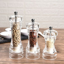 Load image into Gallery viewer, Acrylic and Stainless Steel Salt or Pepper Grinder (11cm)
