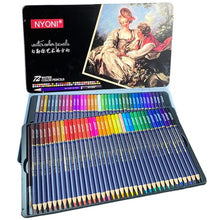 Load image into Gallery viewer, Nyoni - Water Colour Pencils - 72 Colours in Metal Box Set
