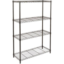 Load image into Gallery viewer, Anchor Heavy Duty 4 Tier Black Steel Wire Storage Shelving 160Kg per Shelf
