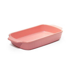 Load image into Gallery viewer, Fine Living Rectangular Ceramic Dish - Pink
