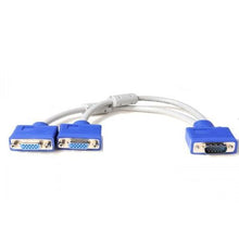 Load image into Gallery viewer, VGA Male To 2 VGA Female Converter(15 Pin Cable)
