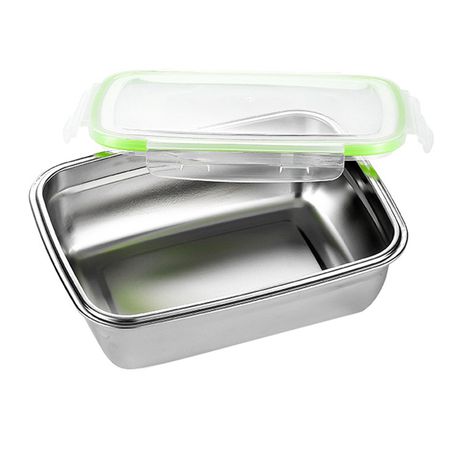 CheffyThings Stainless Steel Bento Lunch Box with Lid 550ml