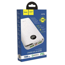 Load image into Gallery viewer, Power bank “J69A Speed flash” 15000mAh White
