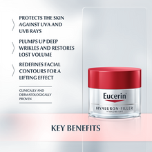 Load image into Gallery viewer, Eucerin Hyaluron - Filler + Volume -Lift Moisturiser Day 50ml
