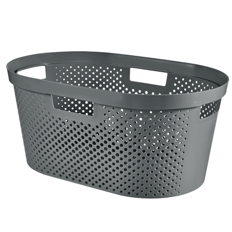 Curver By Keter Infinity Laundry Basket With Dots - Dark Grey Buy Online in Zimbabwe thedailysale.shop