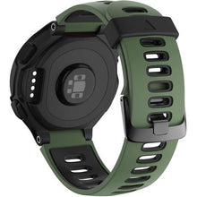 Load image into Gallery viewer, Killerdeals Silicone Strap for Garmin Forerunner (S/M/L) Olive Green &amp; Black
