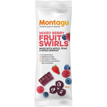 Load image into Gallery viewer, Montagu Dried Fruit Swirls Mixed Berry Box 10x 50g Box
