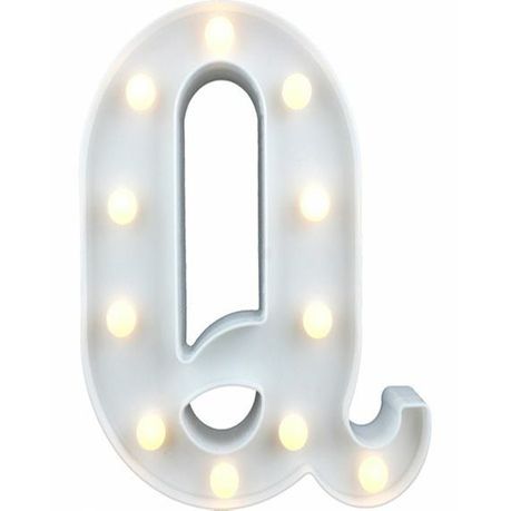 LED Lights Letter -Q Buy Online in Zimbabwe thedailysale.shop