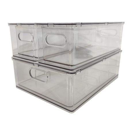 (JD-YM6442) 3 Pack Stackable Storage Drawer – Medium Buy Online in Zimbabwe thedailysale.shop