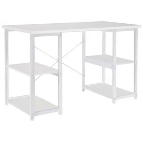 Madison Desk 4-Shelf, White